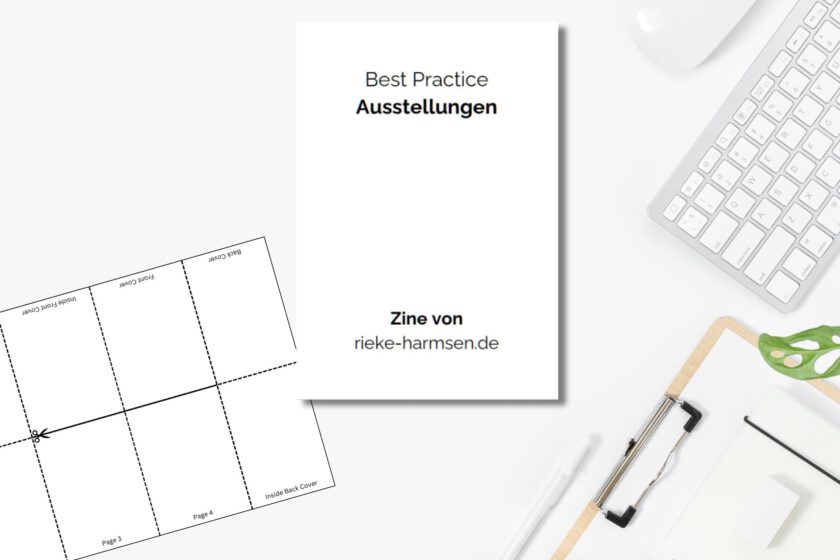 Zine Vorlage A4 Download Template