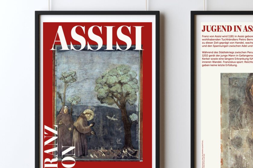 Bilderrahmem mit Assisi
